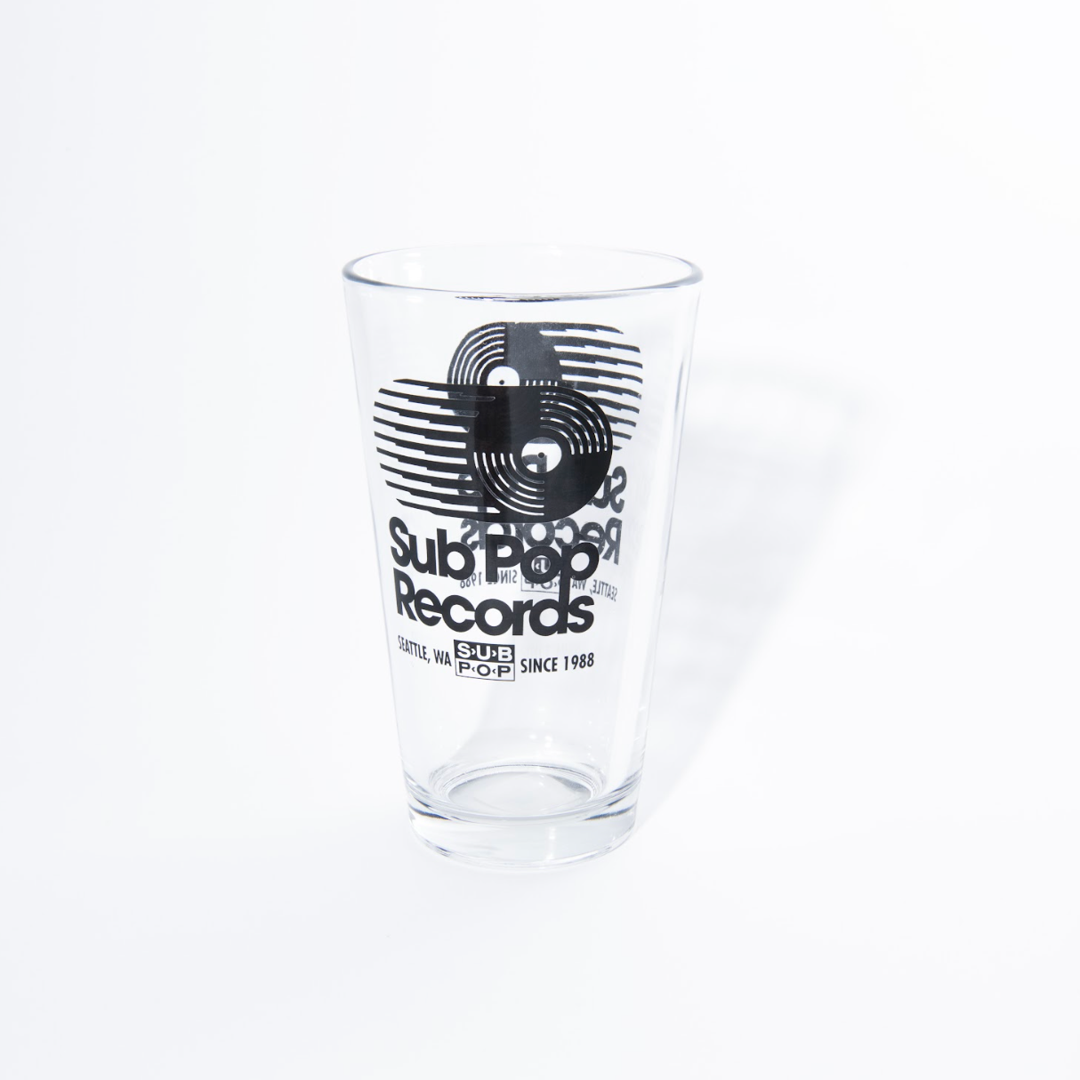 Retro Logo Pint Glass