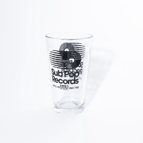 Retro Logo Pint Glass