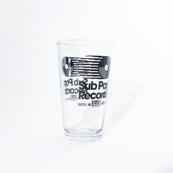 Retro Logo Pint Glass