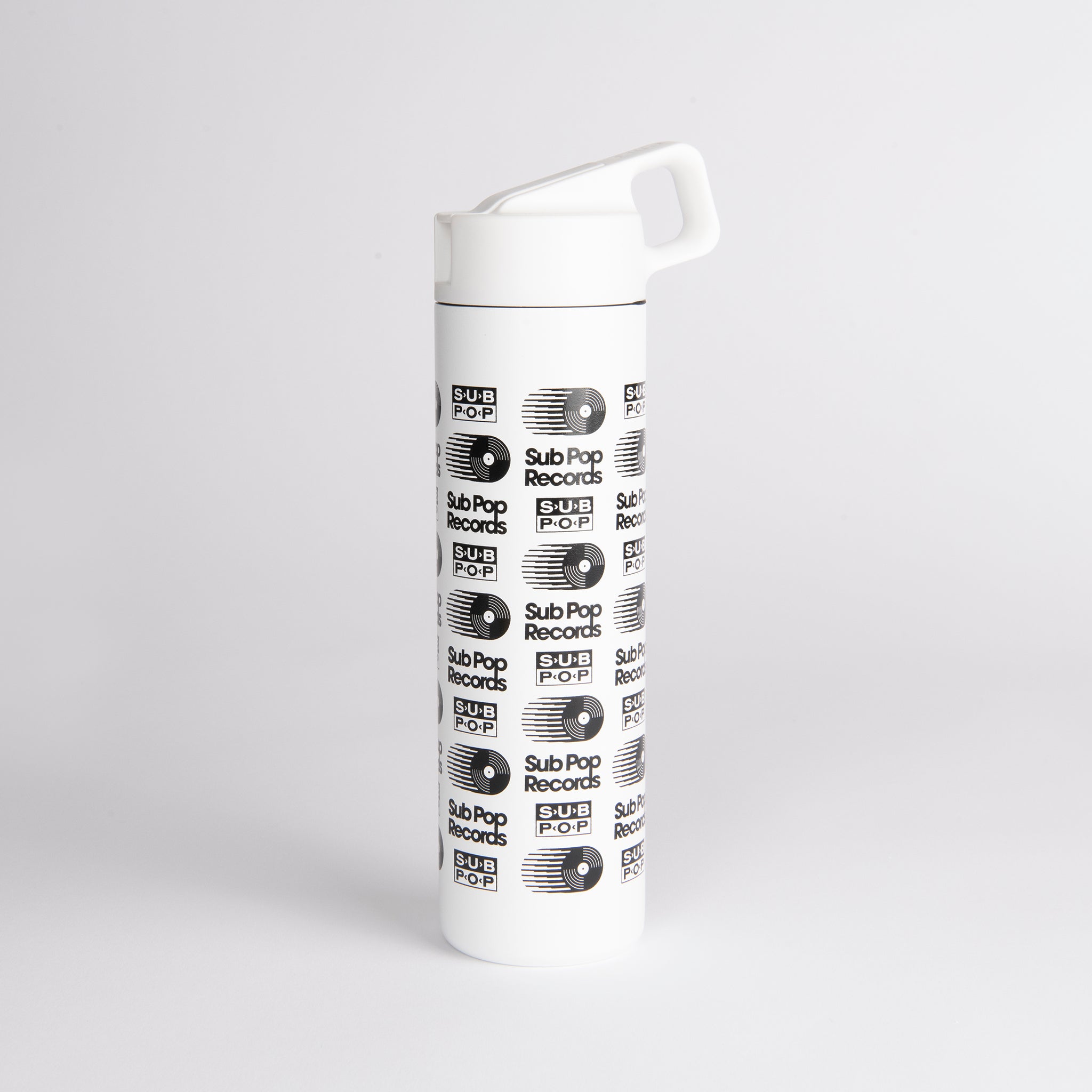 Wide Mouth Water Bottle Retro Logo
