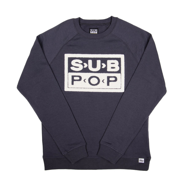 Sub Fuzz Sweatshirt Charcoal Grey w/White