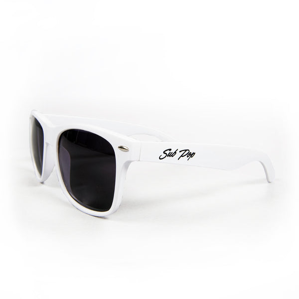 Sub Pop White Sunglasses